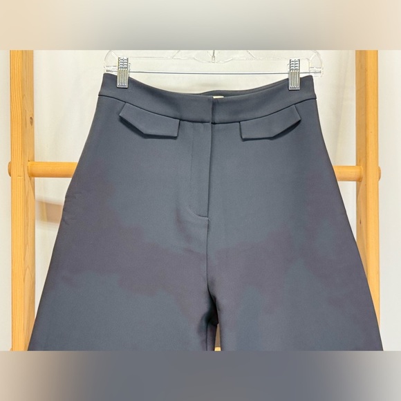 ACHRO Navy Wide Leg crop Pants size S. - Picture 2 of 11